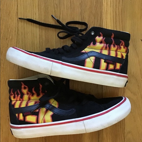 vans sk8 hi thrasher